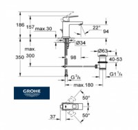GROHE EUROCUBE LAVABO